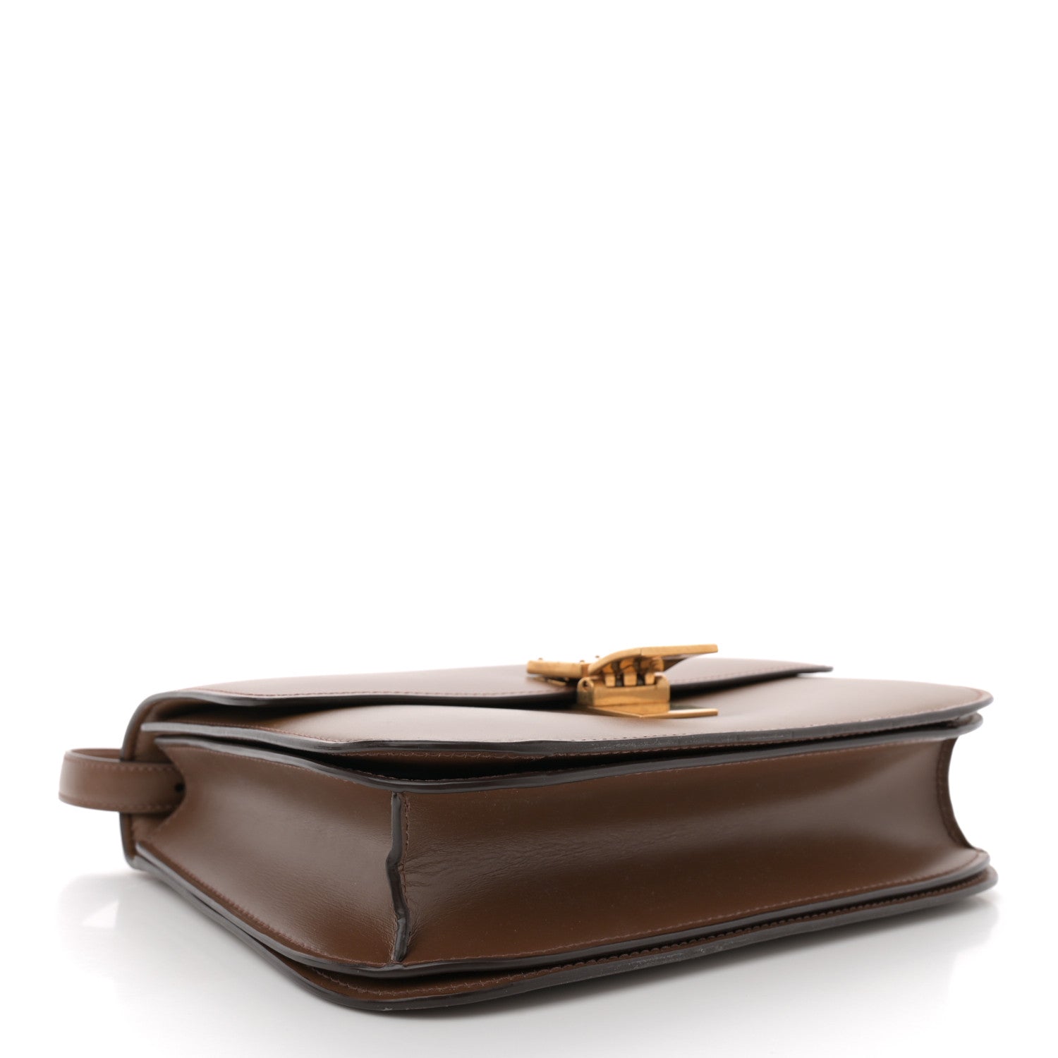 Celine Smooth Calfskin Medium Classic Box Flap Bag Camel 4 of 14