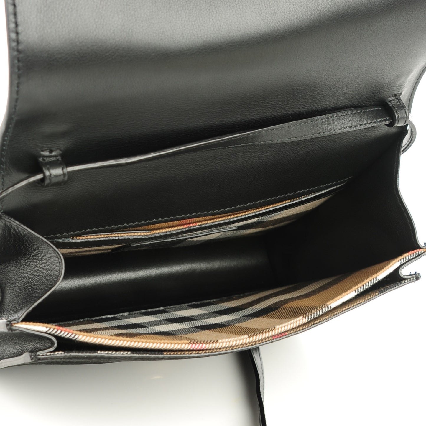 Grainy Nubuck Small Macken Crossbody Bag Black