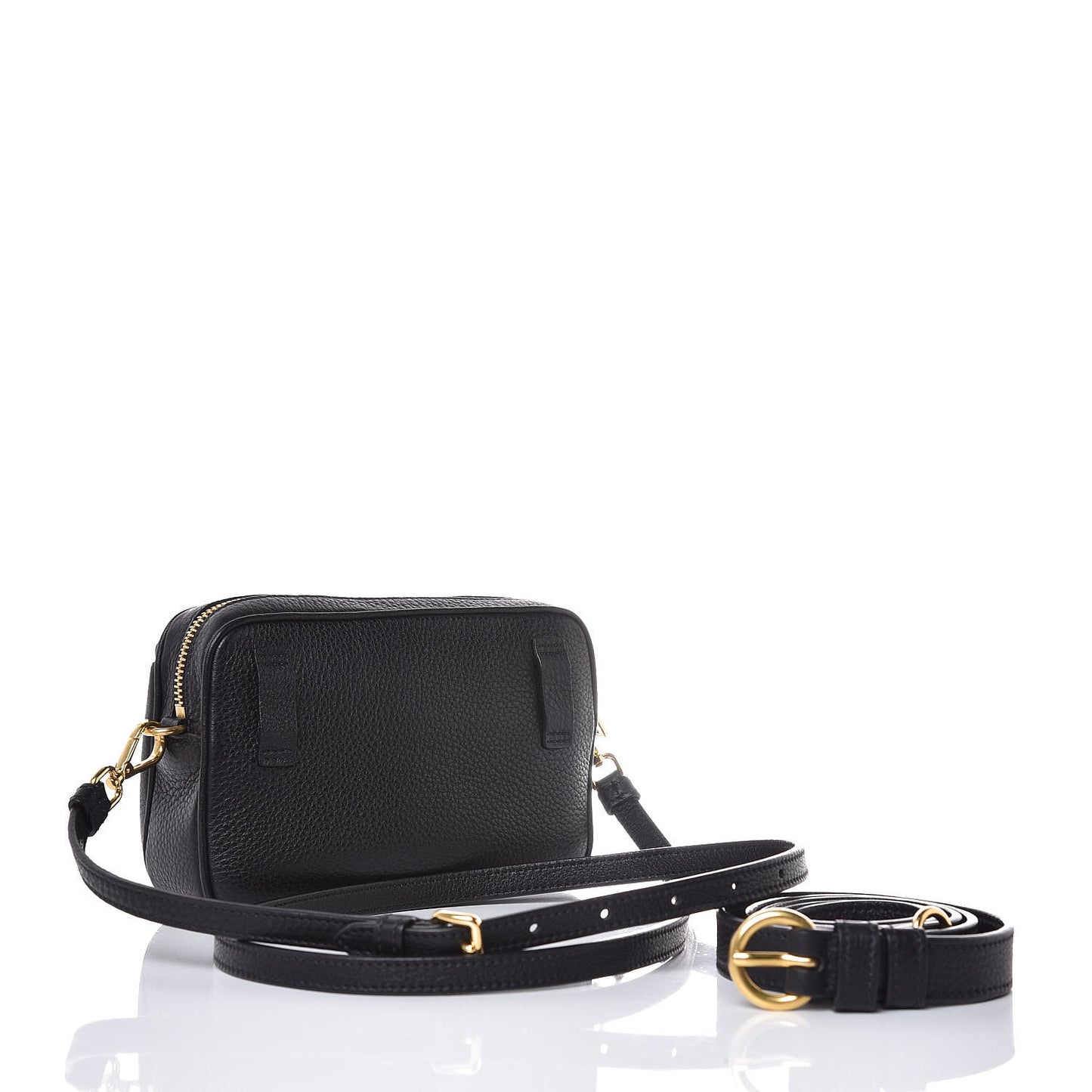 Vitello Daino Belt Bag Black