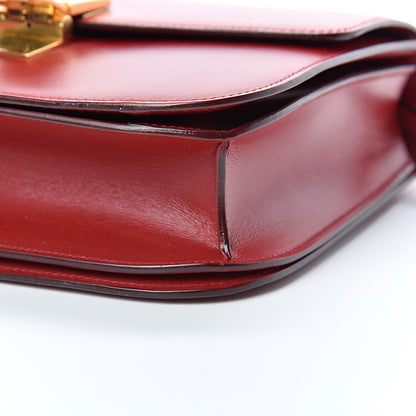 Celine Box Calfskin Medium Classic Box Flap Bag Red 9 of 11