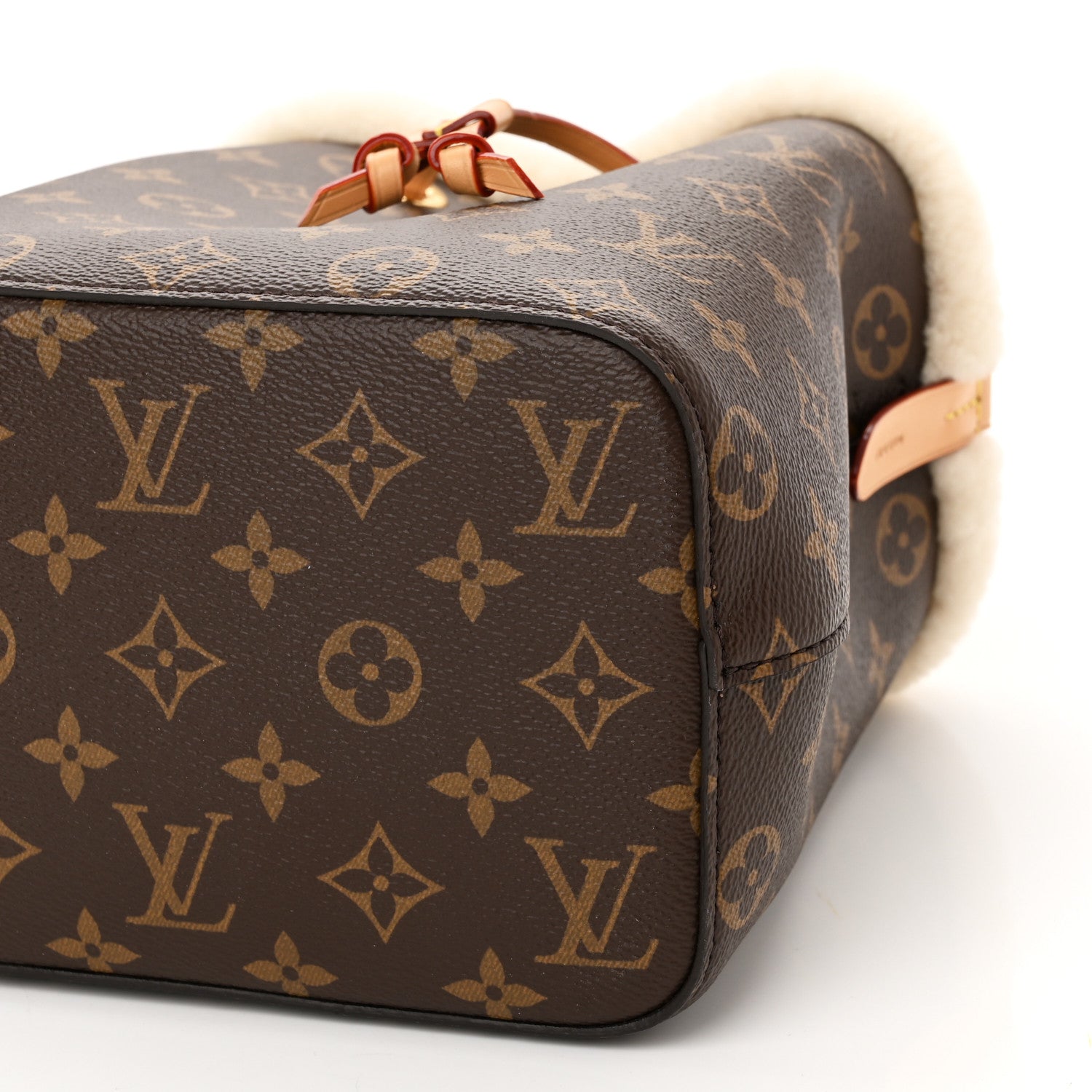 Louis Vuitton Monogram Shearling Cozygram Neonoe BB 10 of 10