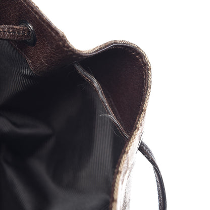 Gucci Monogram Backpack Dark Brown 14 of 21