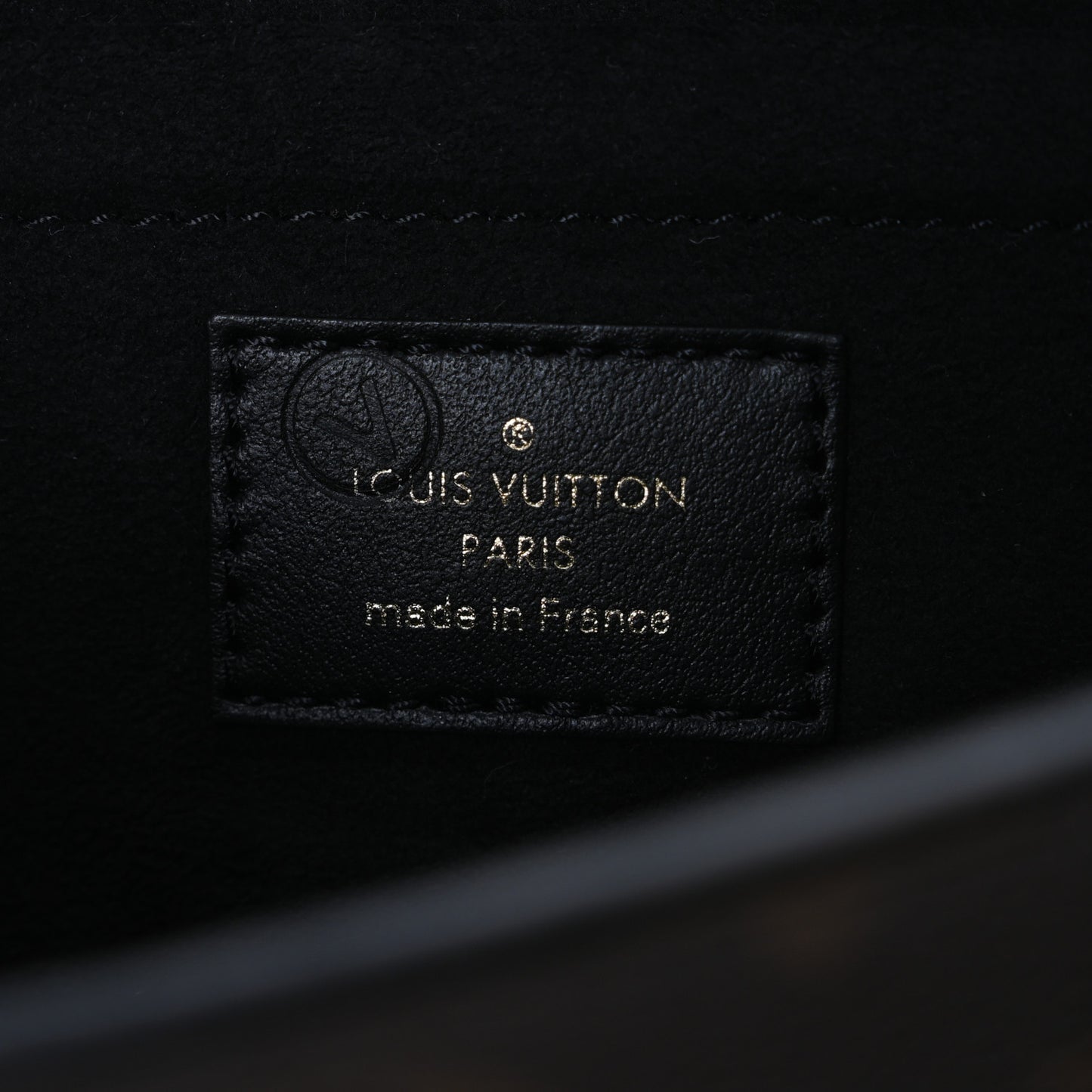 Monogram Padlock On Strap Black