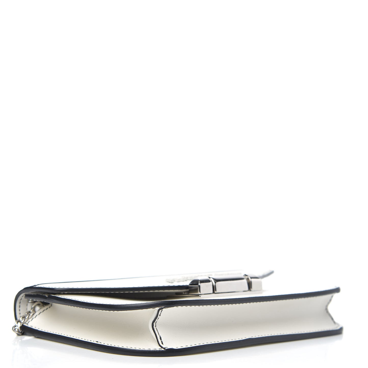 Spazzolato Sybille Monochrome Crossbody Bag White Black