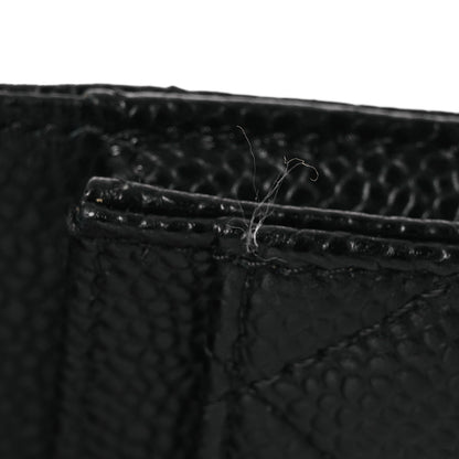 Chanel Caviar Quilted Flap Card Holder Black 13 of 14
