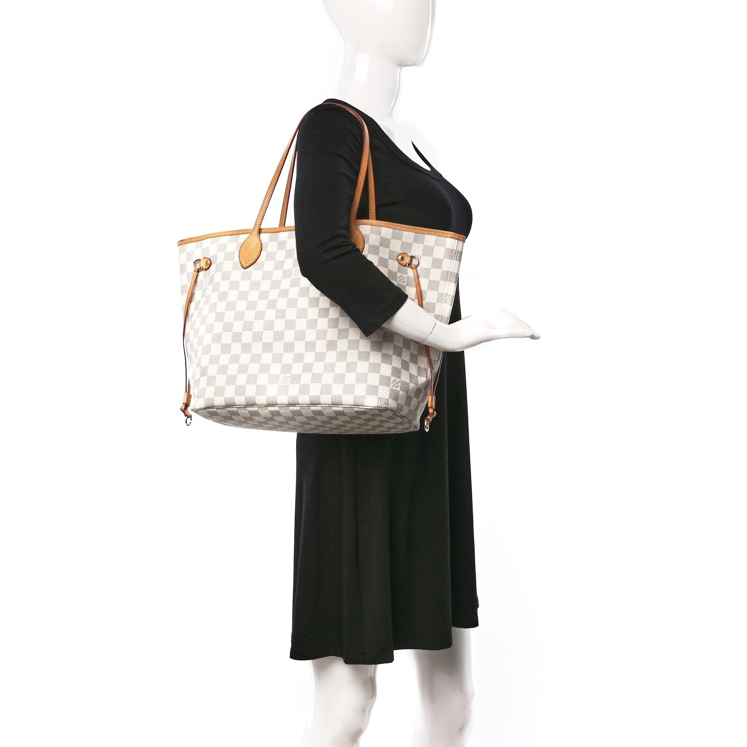 Louis Vuitton Damier Azur Neo Neverfull MM 2 of 24