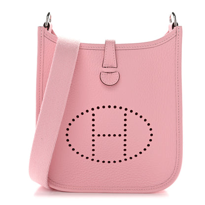 Hermes Taurillon Clemence Evelyne TPM Rose Sakura 1 of 11