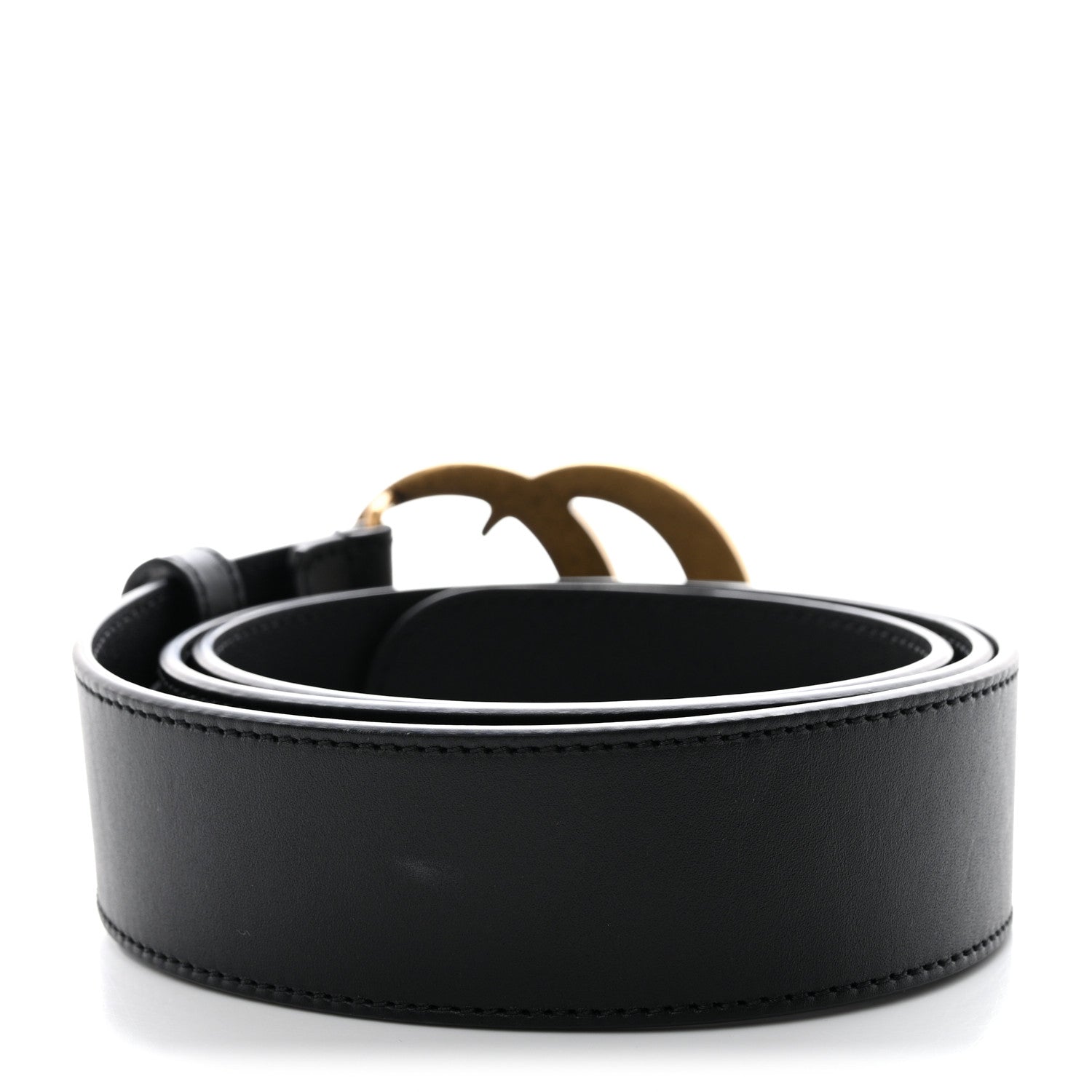 Gucci Calfskin Double G 40mm Belt 95 38 Black 2 of 6