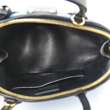 Louis Vuitton Lambskin Malletage Alma BB Bleuet 5 of 11