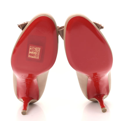 Christian Louboutin Shiny Nappa Ballalarina 70 Pumps 37.5 Nude 5 of 8