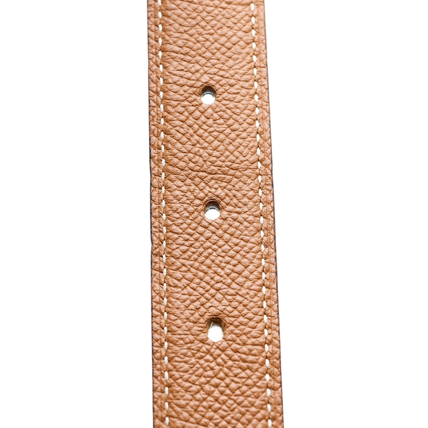 Hermes Swift Epsom 24mm Belt Strap 85 34 Black Gold 4 of 5