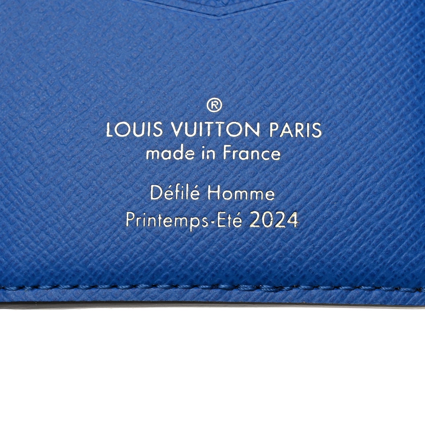 Damier Pop Pocket Organizer Blue