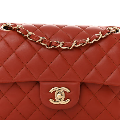 Chanel Lambskin Quilted Small Double Flap Red 8 of 14