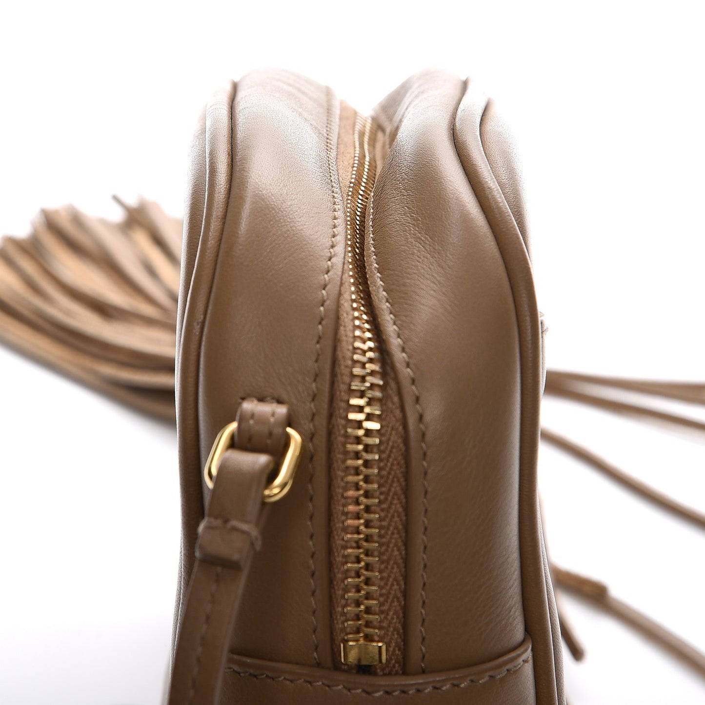 Nappa Monogram Blogger Bag Deep Beige