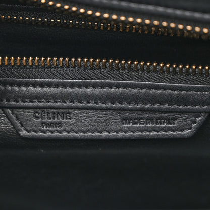 Celine Smooth Calfskin Micro Luggage Black 6 of 13
