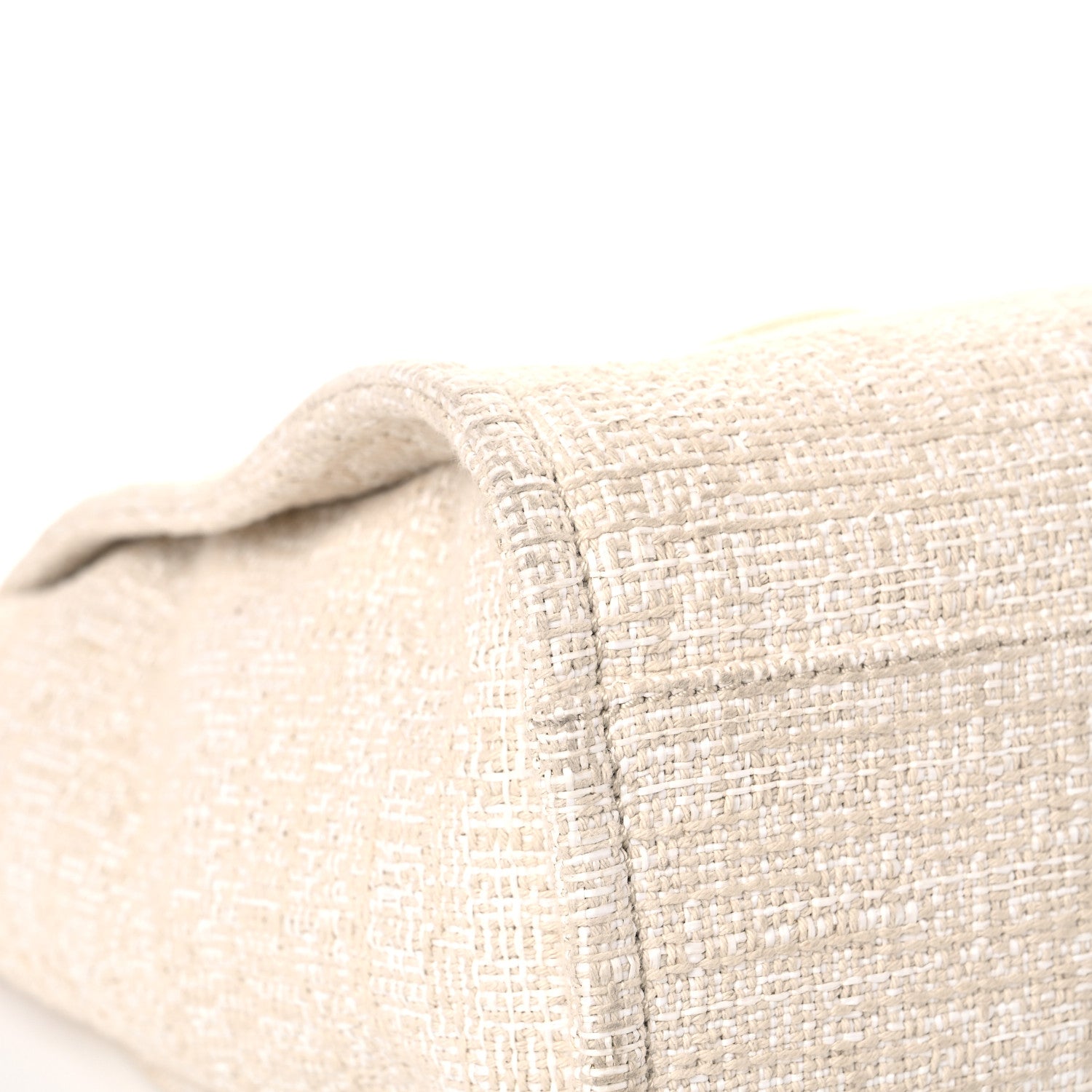 Chanel Canvas Small Deauville Tote Light Beige 8 of 14