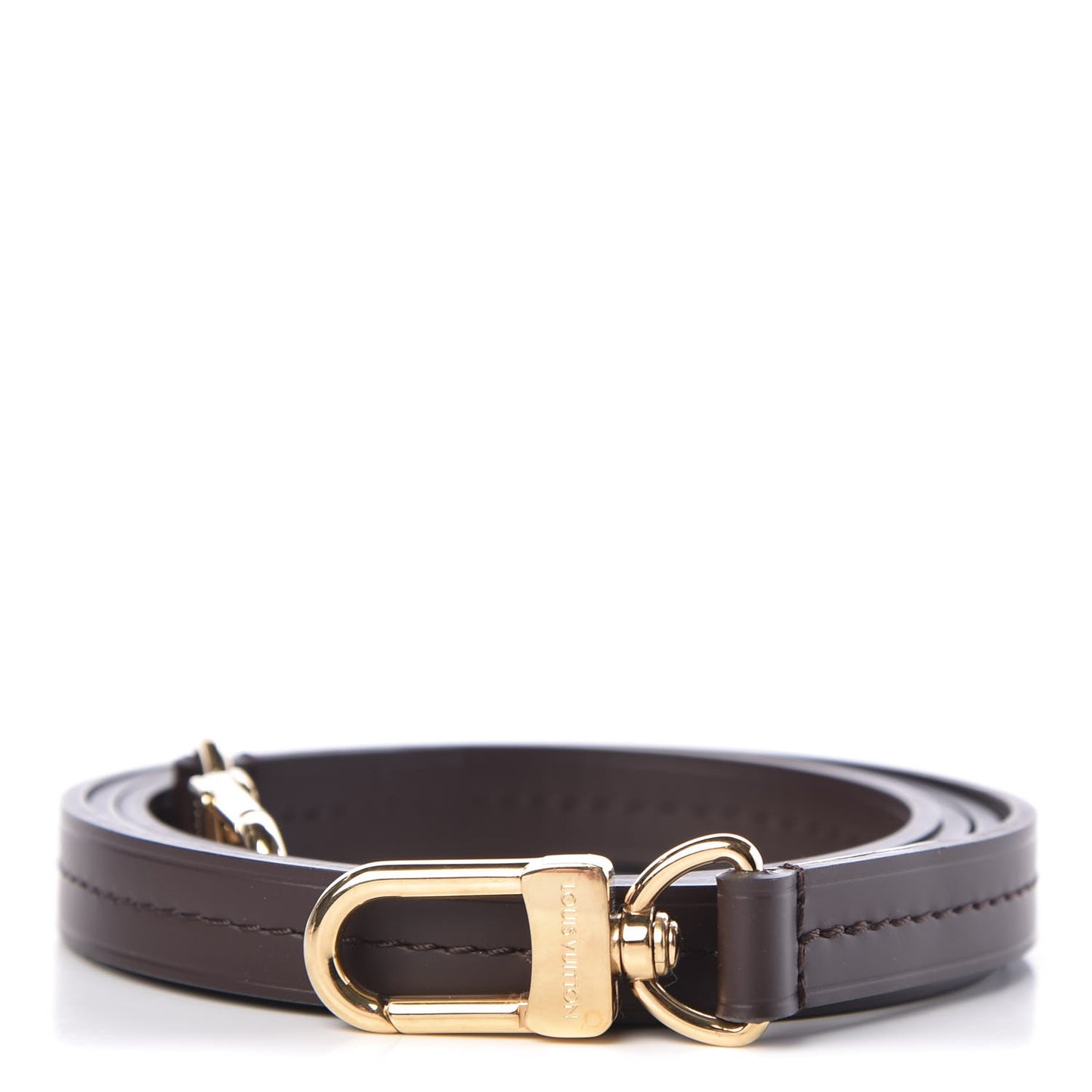 Calfskin Croisette Shoulder Strap Brown