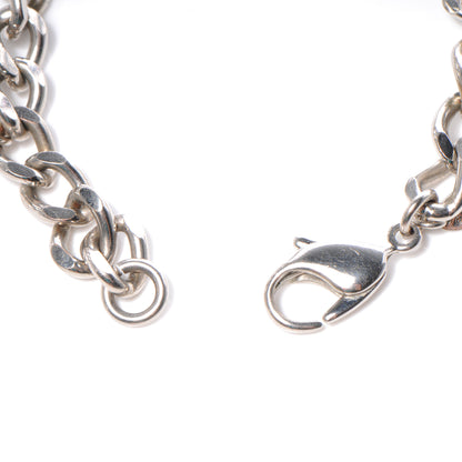 Chanel CC Logo Charms Bracelet Silver 3 of 6