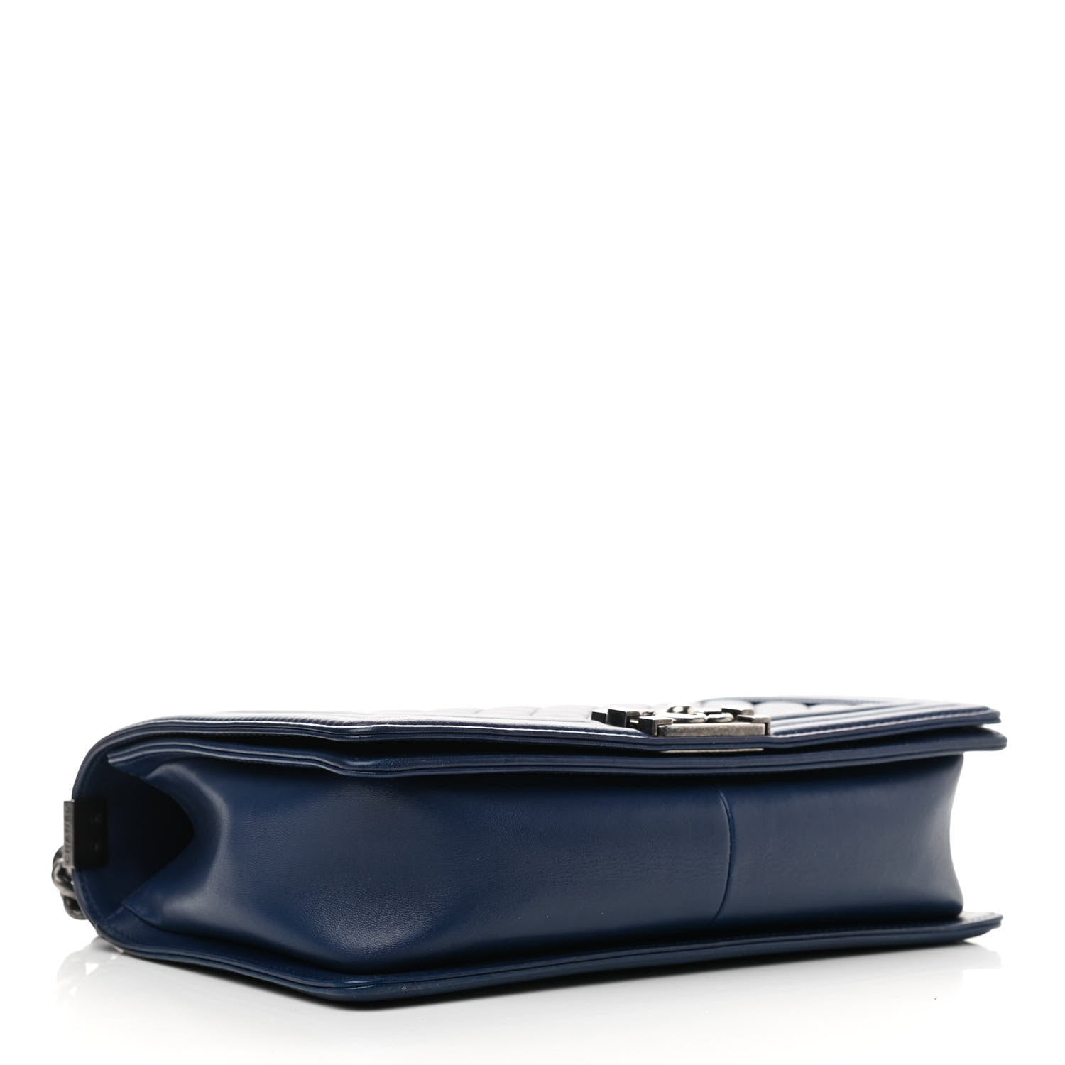 Chanel Lambskin Quilted New Medium Boy Flap Navy 4 of 11