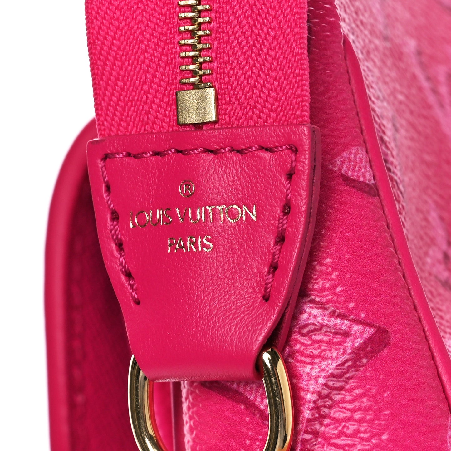 Monogram Fall For You Maxi Multi Pochette Accessories Fuchsia