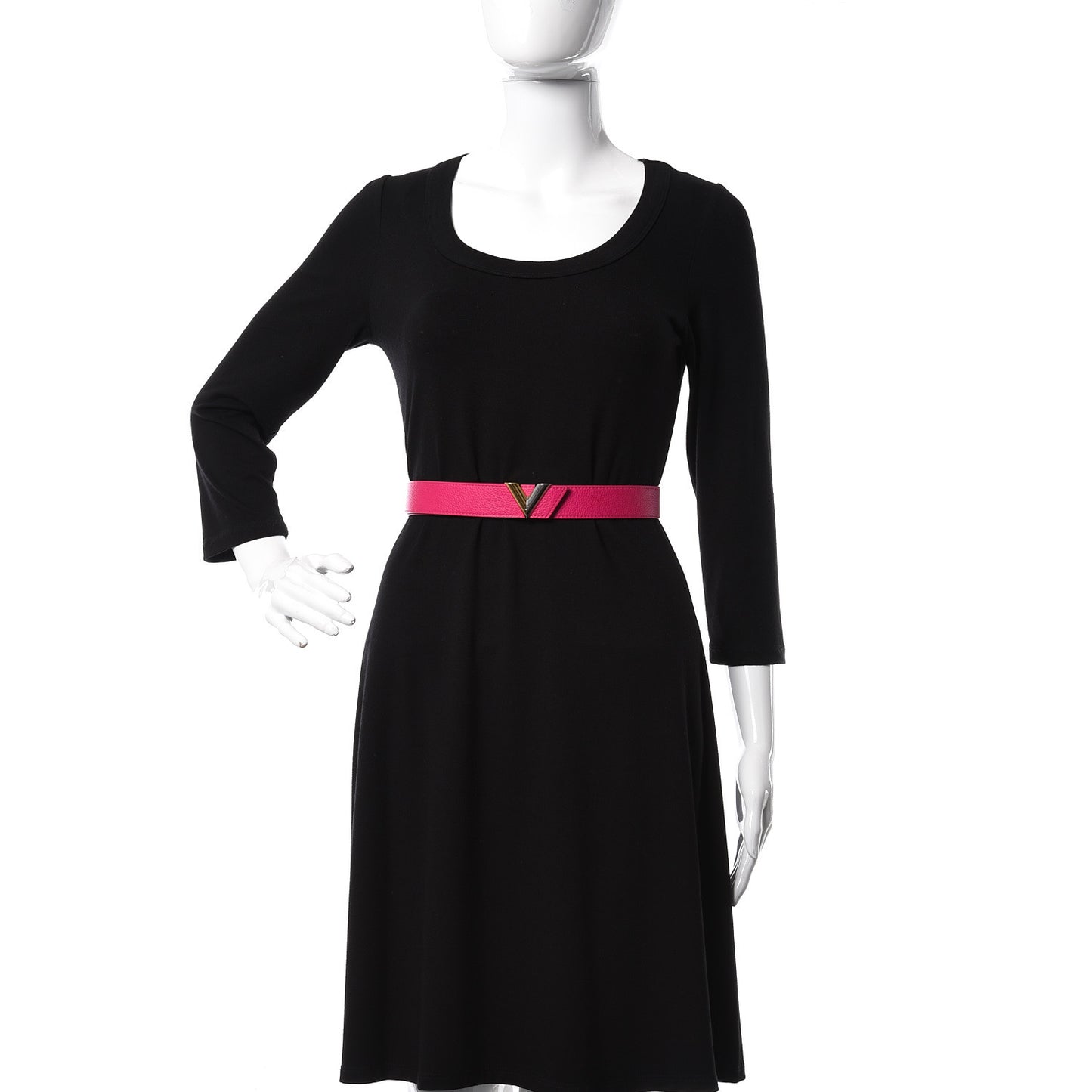 Taurillon Calfskin Essential V 30mm Belt 85 34 Fuchsia