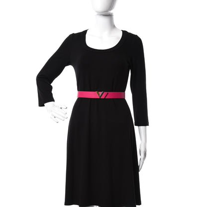 Louis Vuitton Taurillon Calfskin Essential V 30mm Belt 85 34 Fuchsia 2 of 6