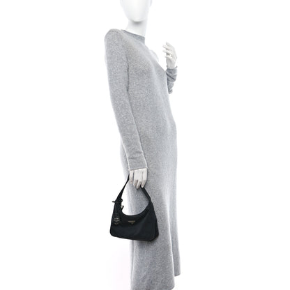 Prada Tessuto Nylon Mini Re-Edition 2000 Bag Black 2 of 13