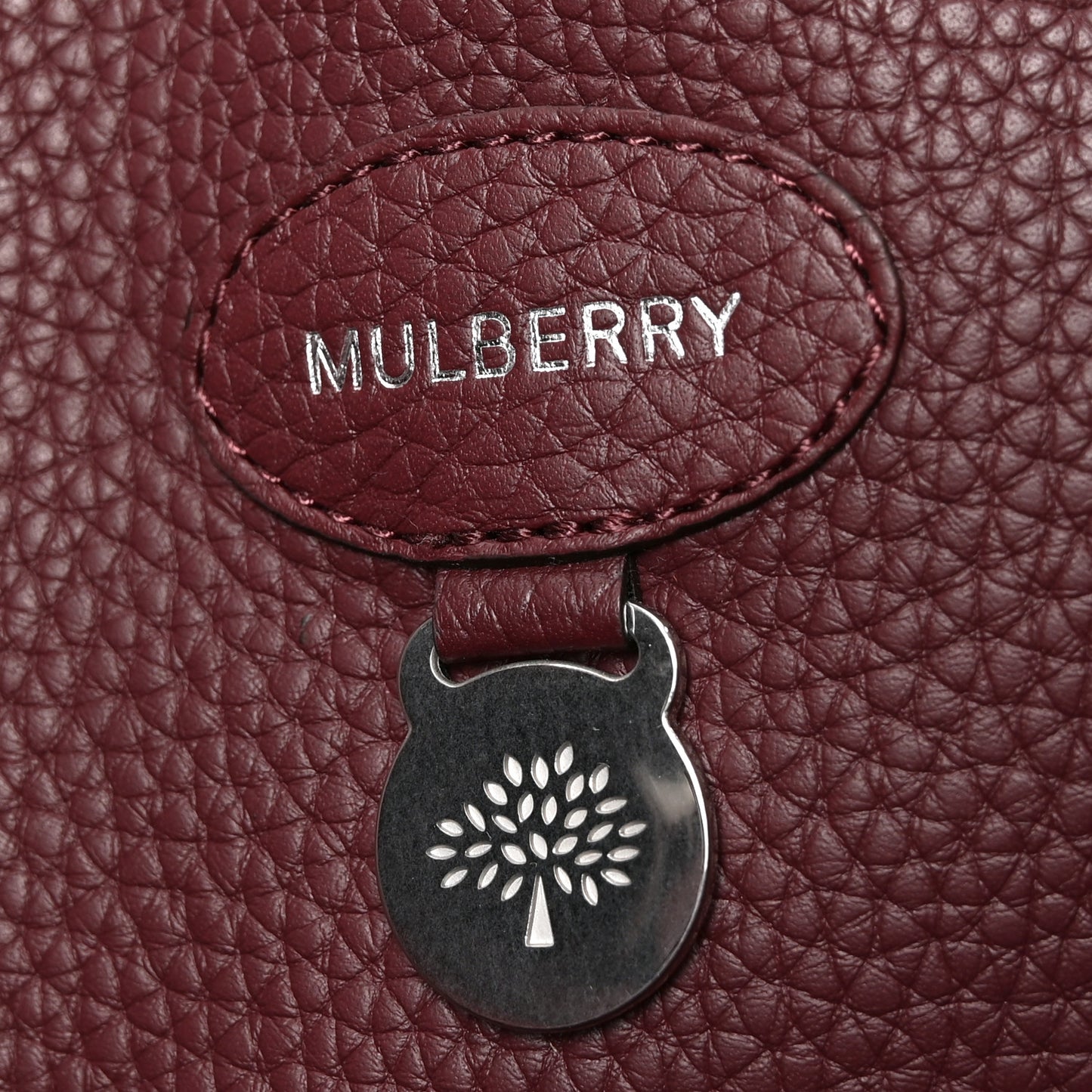 Grain Vegetable Tanned Calfskin Bayswater Oxblood