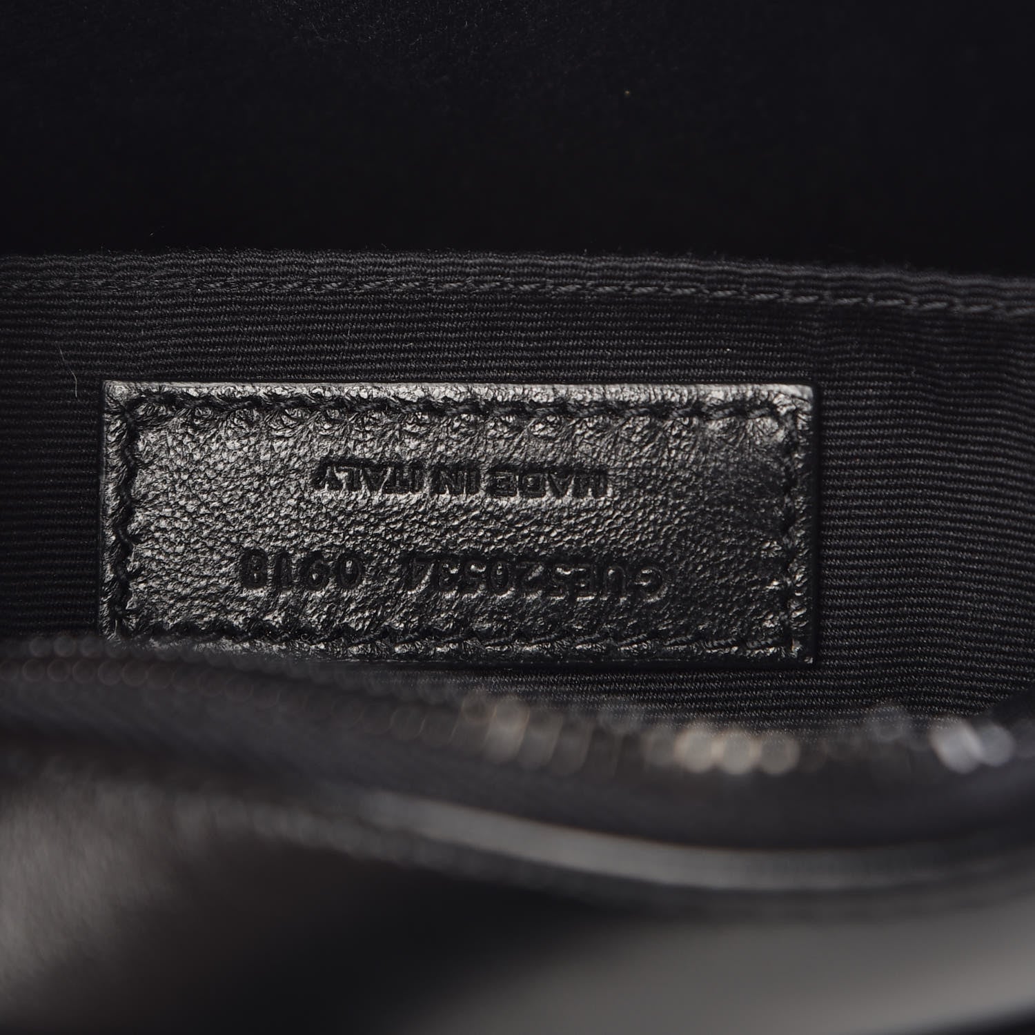 Saint Laurent Calfskin Matelasse Monogram Lou Camera Bag Black 7 of 7