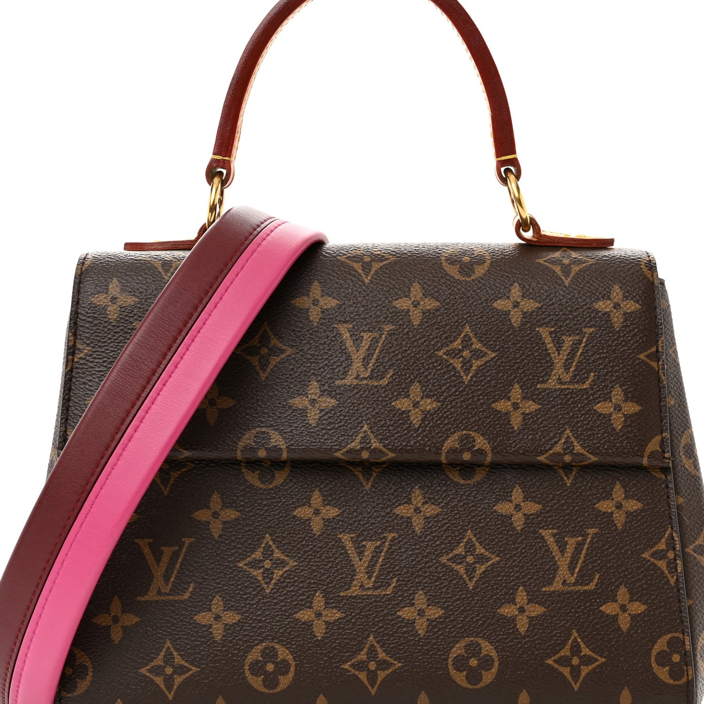 Monogram Cluny BB Bordeaux Fuchsia