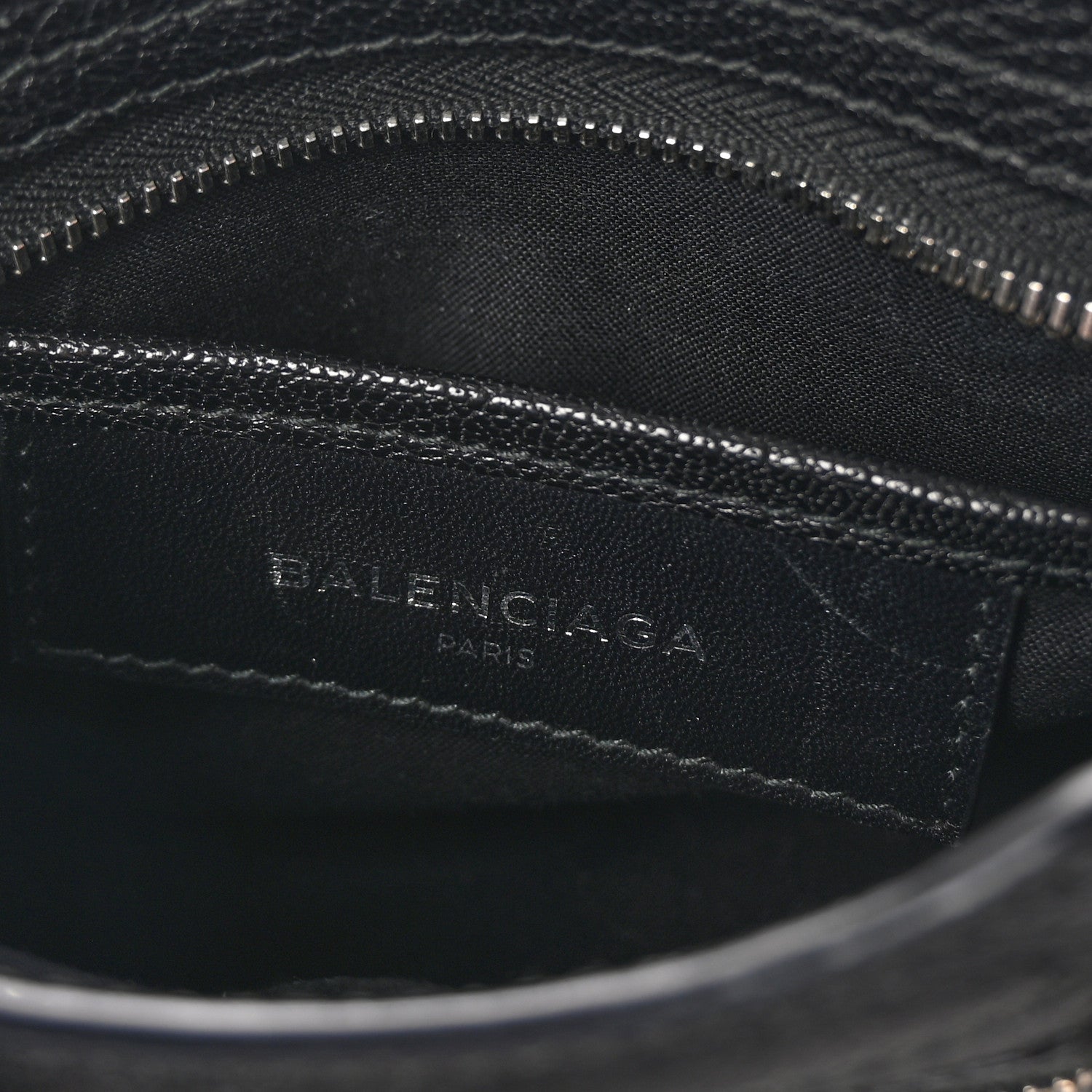 Balenciaga Chevre Silver Metallic Edge Hardware Nano City Black 6 of 9