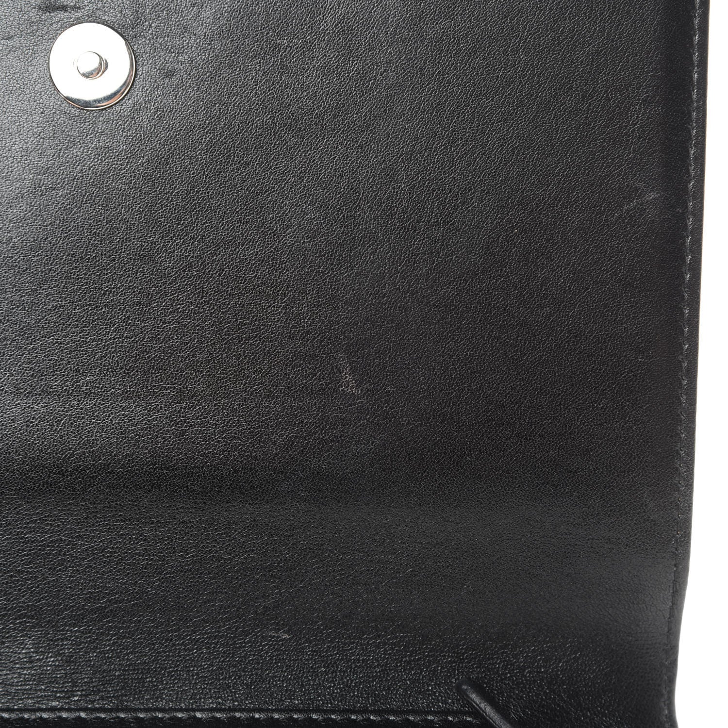 Chanel Lambskin Studded CC Wallet On Chain WOC Black 15 of 19