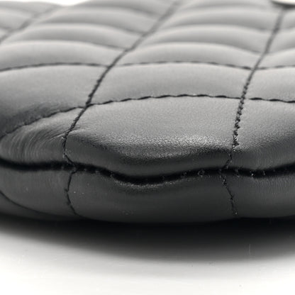 Chanel Lambskin Quilted Crossbody Bag Black 10 of 11