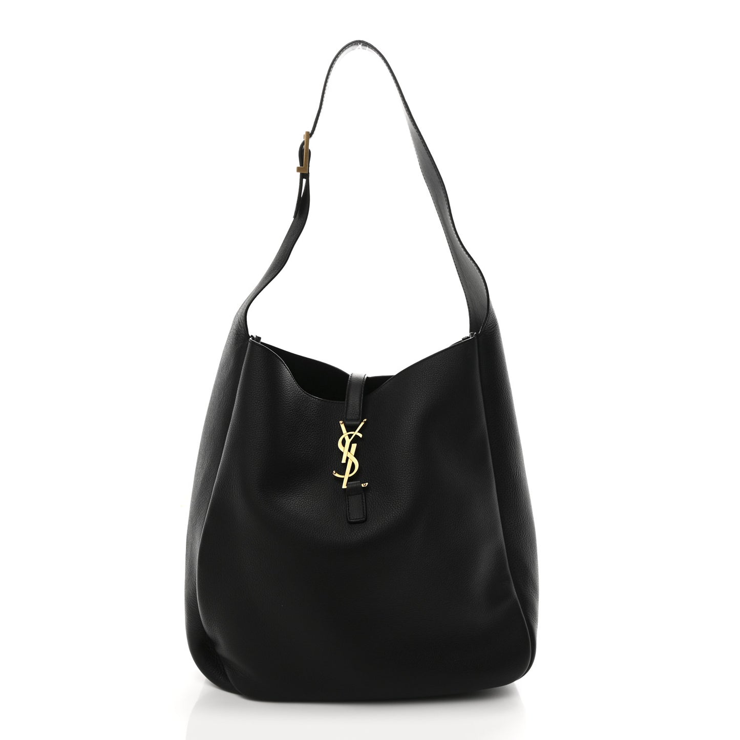 Smooth Calfskin Large Le 5 A 7 Soft Hobo Black