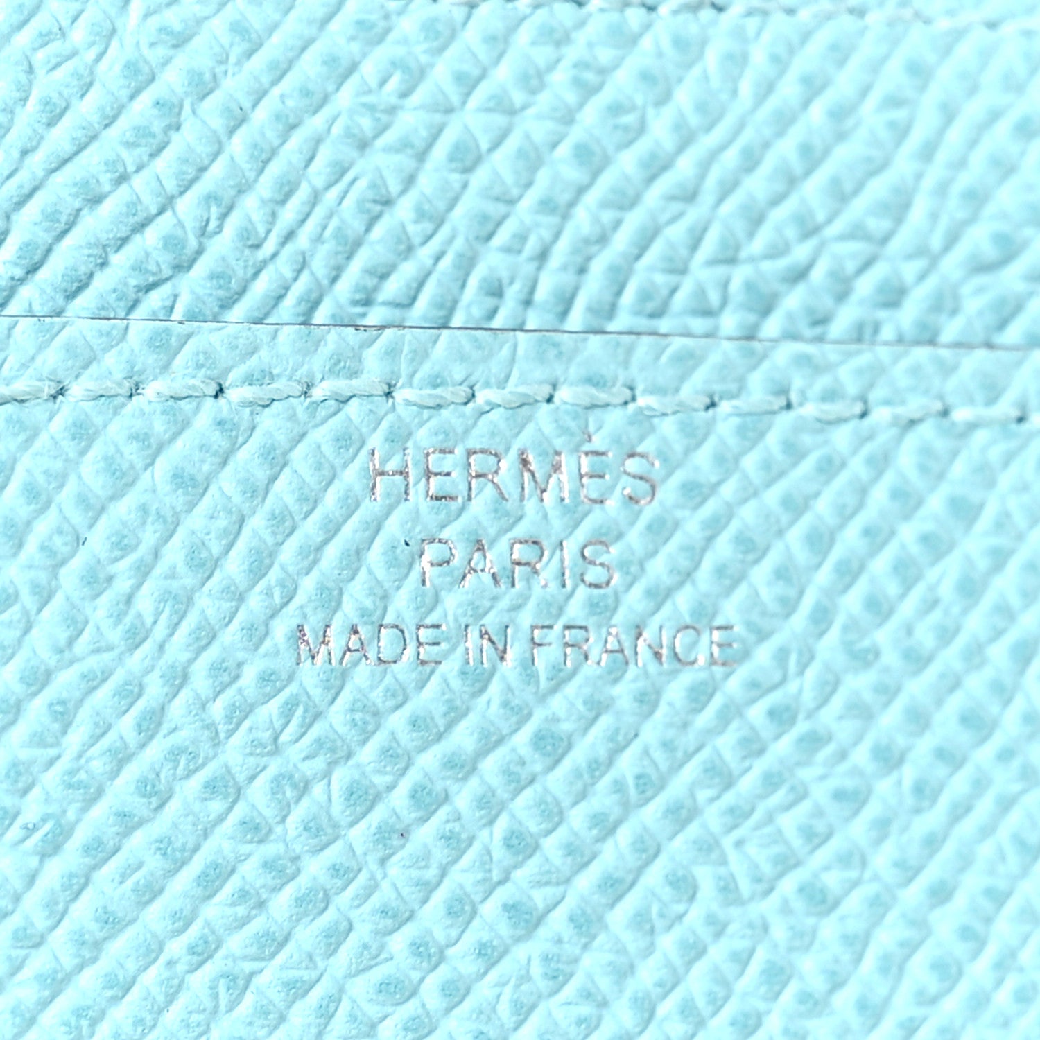 Hermes Epsom Constance Wallet To Go Bleu Atoll 6 of 10