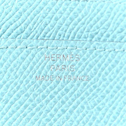 Hermes Epsom Constance Wallet To Go Bleu Atoll 6 of 10