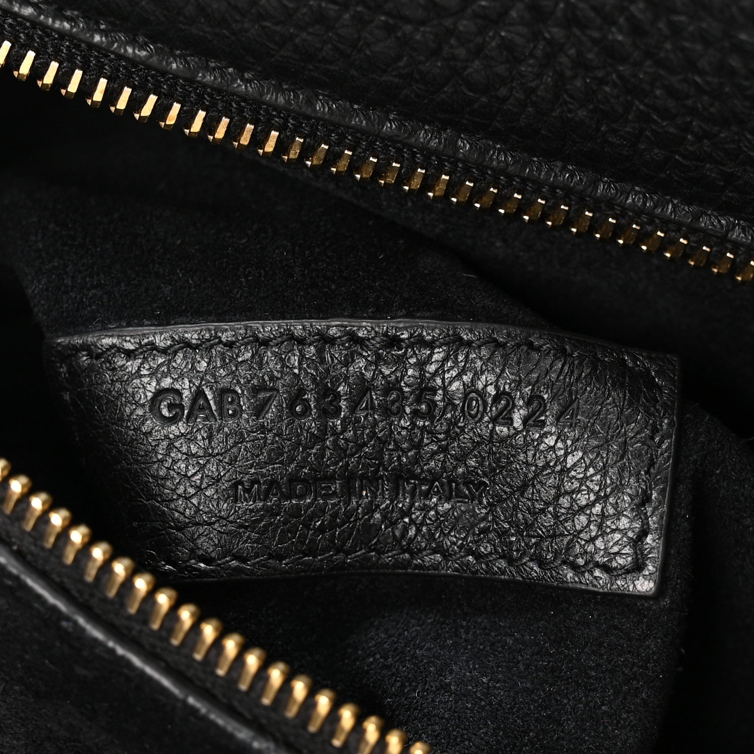 Saint Laurent Grained Deerskin Bea Tote Black 7 of 10