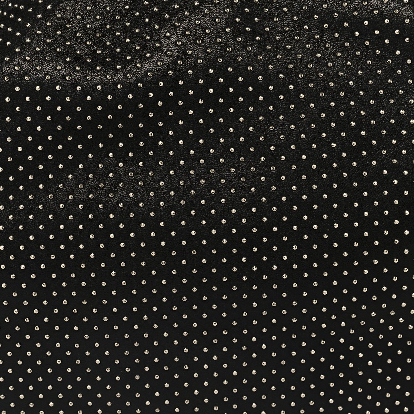 Deerskin Studded Solar Hobo Black