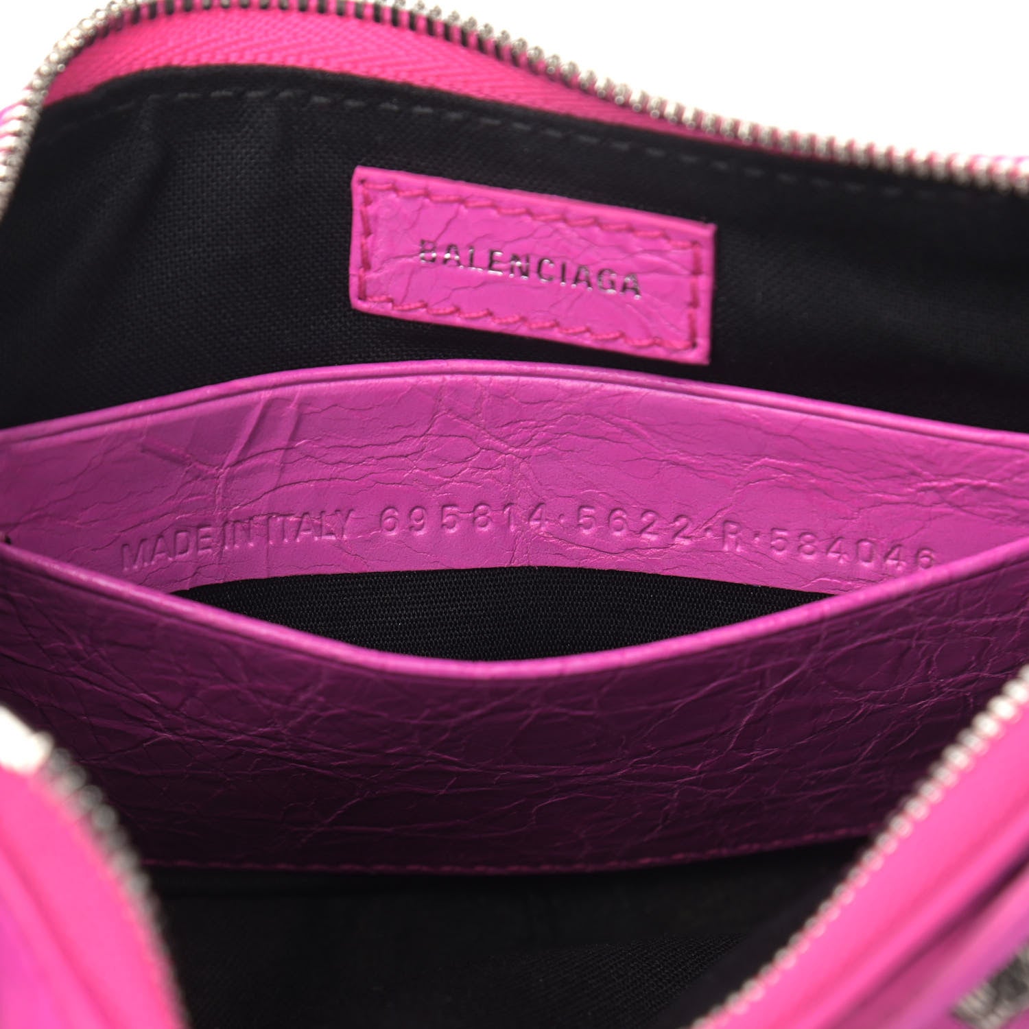 Balenciaga Agneau Arena Le Cagole Mini Purse With Chain Lipstick Pink 7 of 10