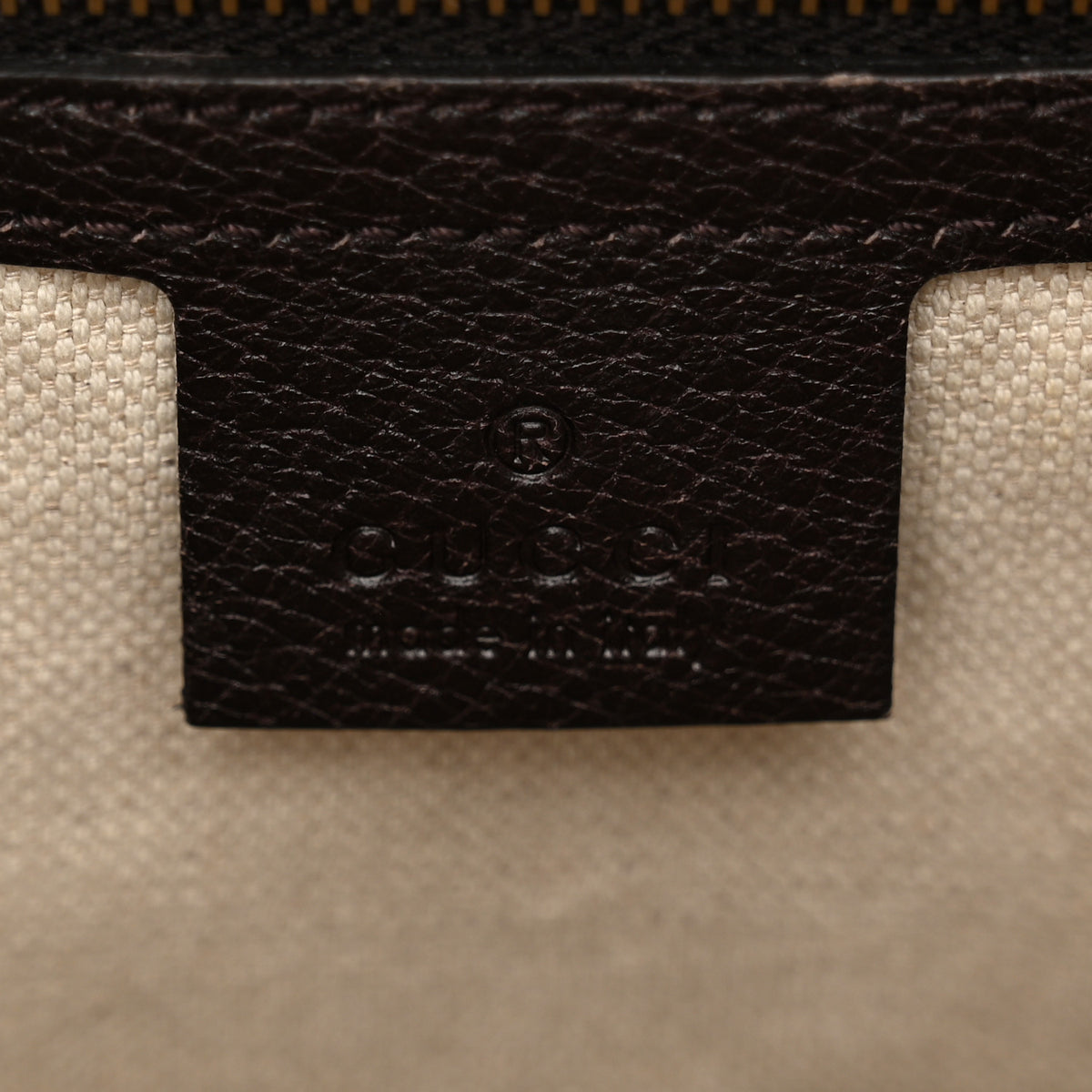 Gucci Monogram Vintage Web Medium Webby Bee Boston Dark Brown 6 of 14
