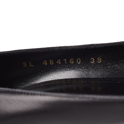 Saint Laurent Calfskin Opyum 85 Pumps 39 Black 8 of 9