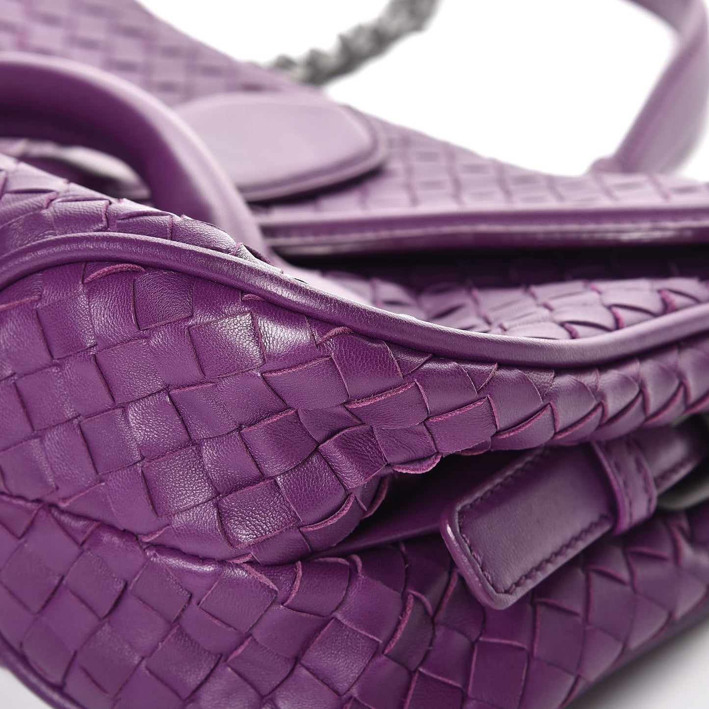 Nappa Intrecciato Rialto Shoulder Bag Monalisa