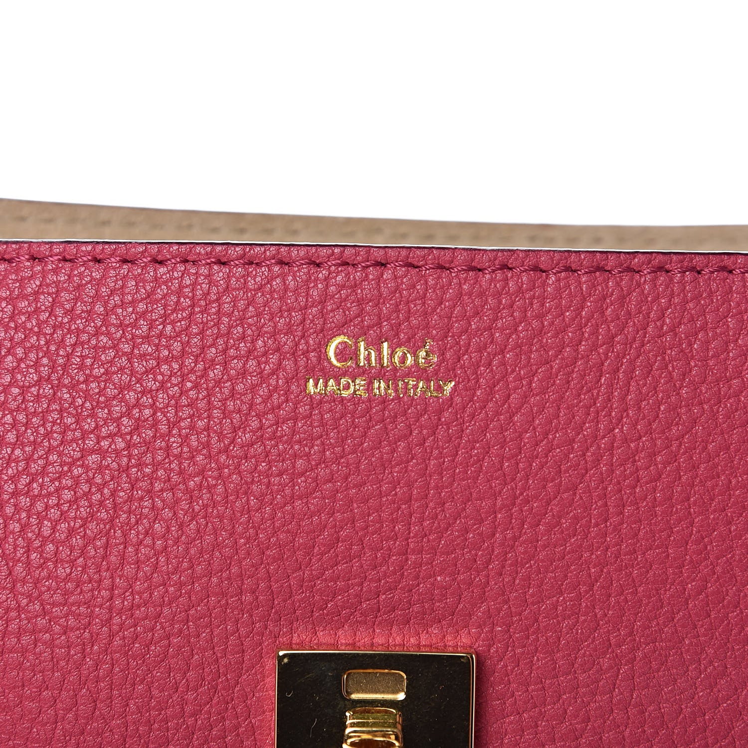 Chloe Grained Lambskin Mini Drew Shoulder Bag Dreamy Pink 6 of 10