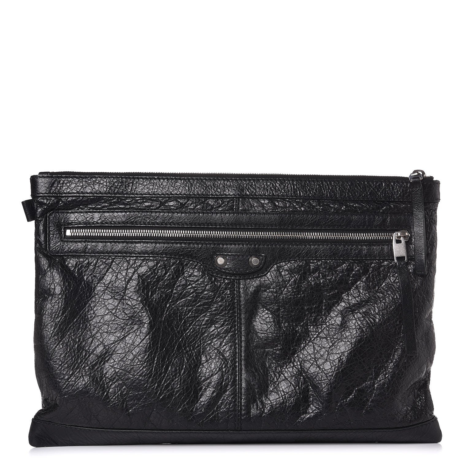 Balenciaga Agneau Arena Classic Hardware Large Clip Black 1 of 7