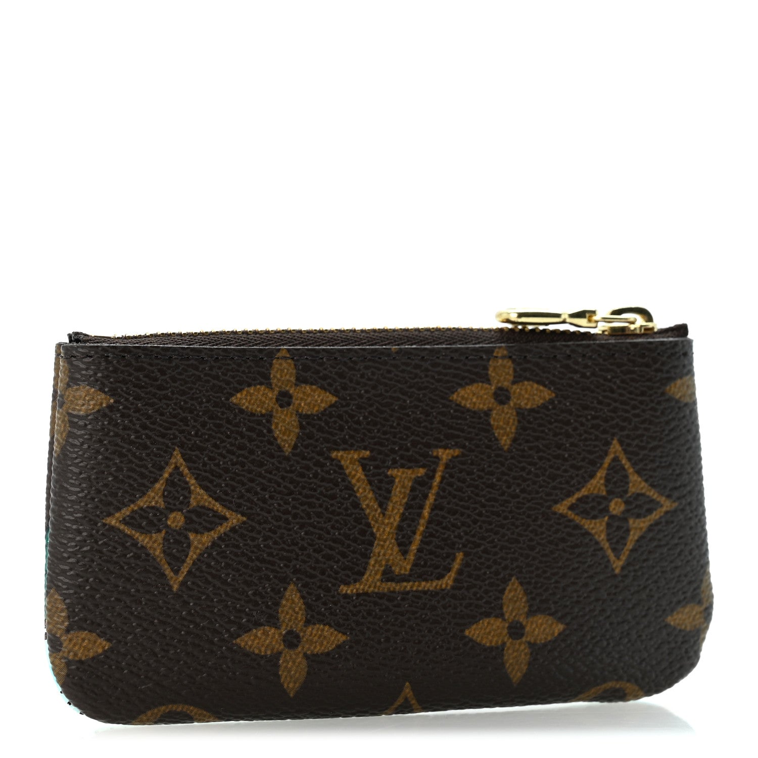 Louis Vuitton Monogram 2023 Christmas Animation Alpine Key Pouch Pink 3 of 9