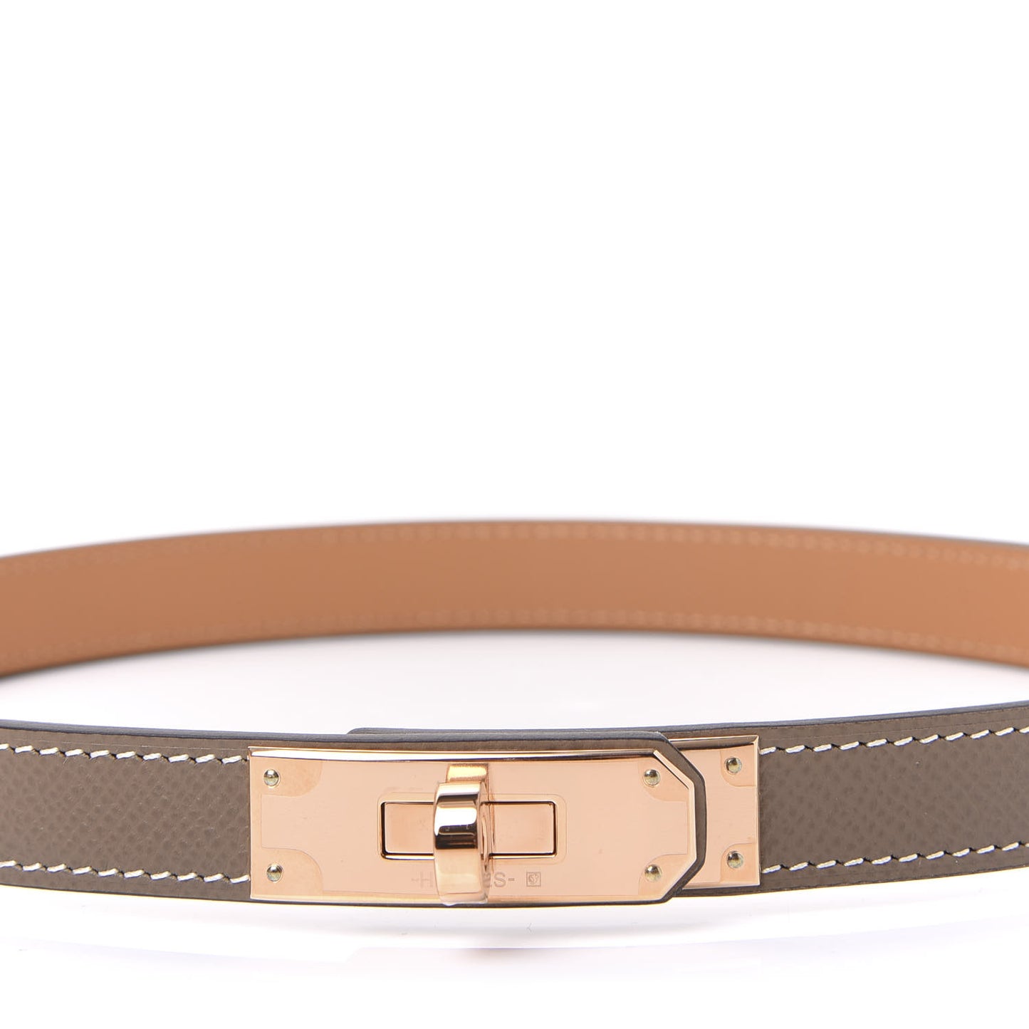 Epsom Kelly Belt Etoupe