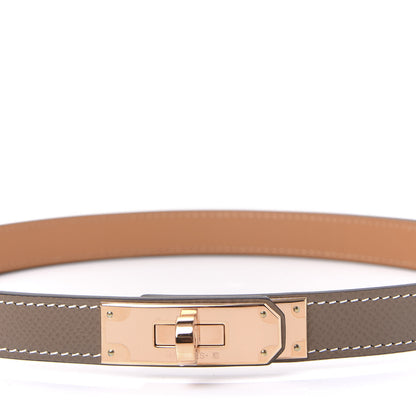 Hermes Epsom Kelly Belt Etoupe 4 of 5