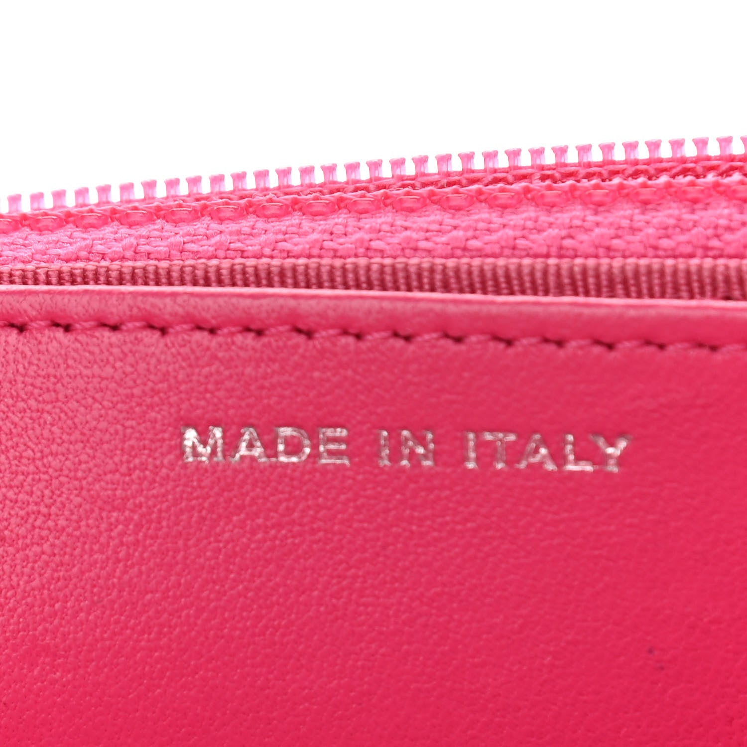 Chanel Lambskin Quilted Wallet On Chain WOC Dark Pink 7 of 12