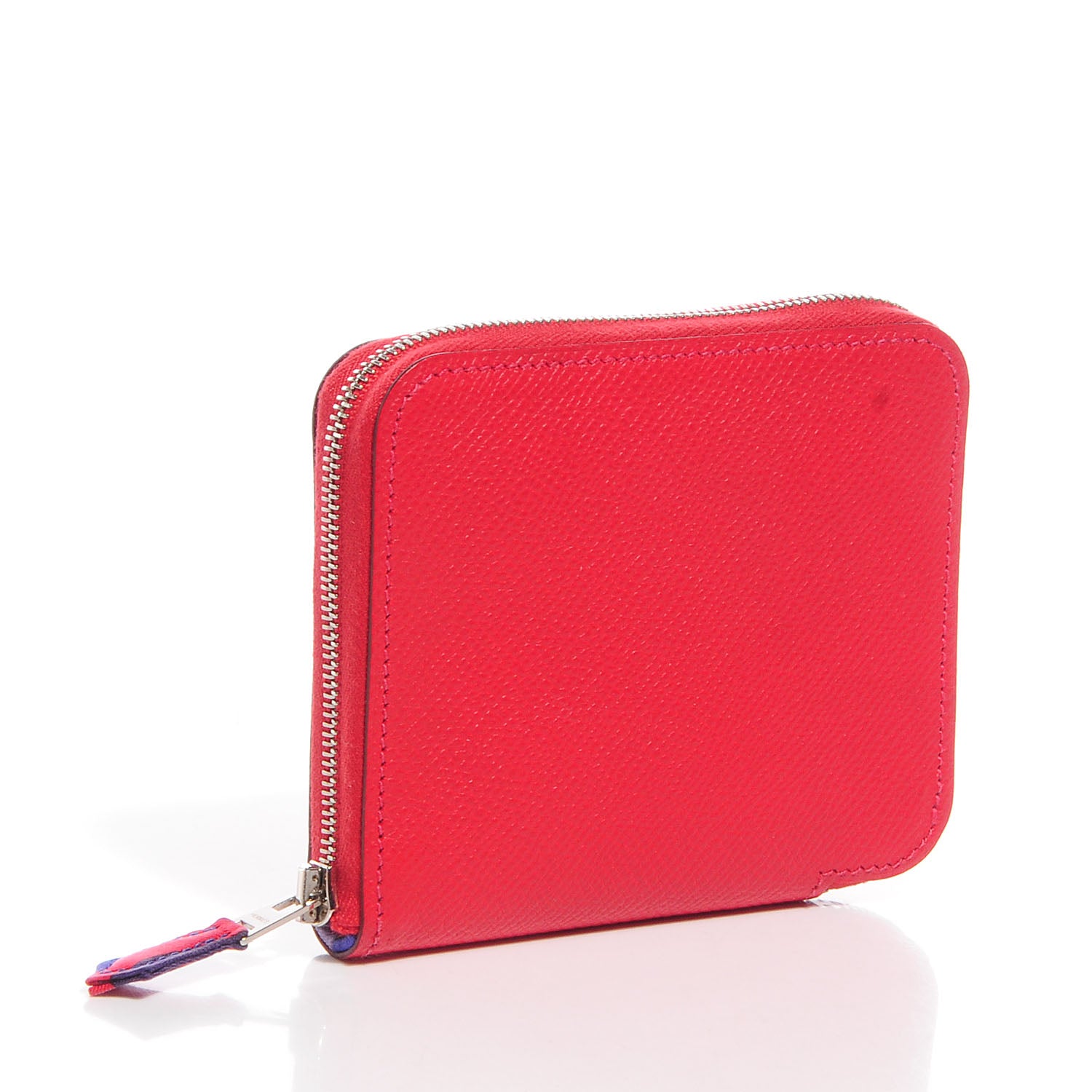 Hermes Epsom Silk'in Compact Wallet Bougainvillea 4 of 11