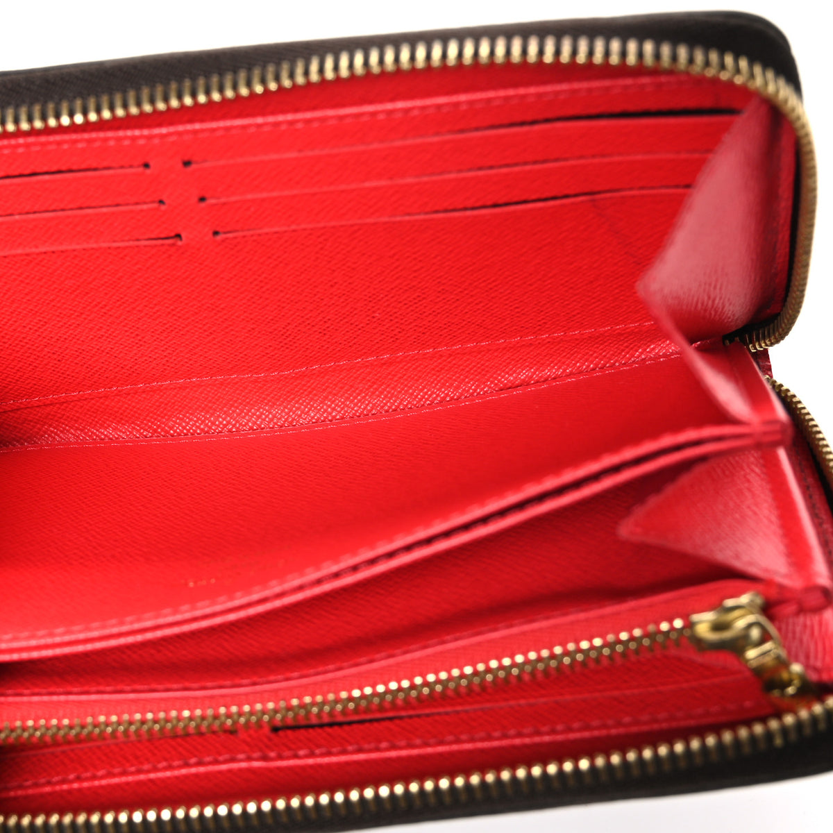 Damier Ebene 2016 Christmas Animation Zippy Wallet Rouge